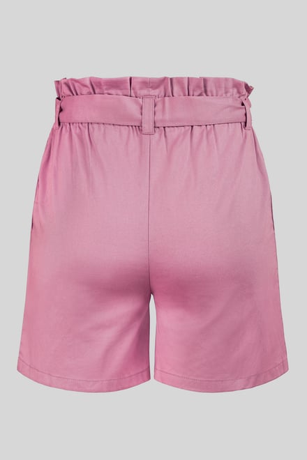 Paperbag Waist Cotton Shorts