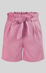 Paperbag Waist Cotton Shorts