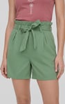 Paperbag Waist Cotton Shorts