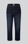 Women's Straight Fit Cropped Jeans