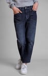 Women's Straight Fit Cropped Jeans