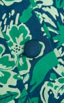Womens Wild Flower Print Longline Midi Dress