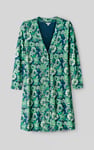 Womens Wild Flower Print Longline Midi Dress