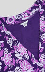 Womens Wild Flower Print Longline Midi Dress