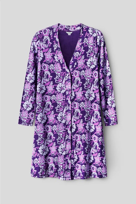 Womens Wild Flower Print Longline Midi Dress