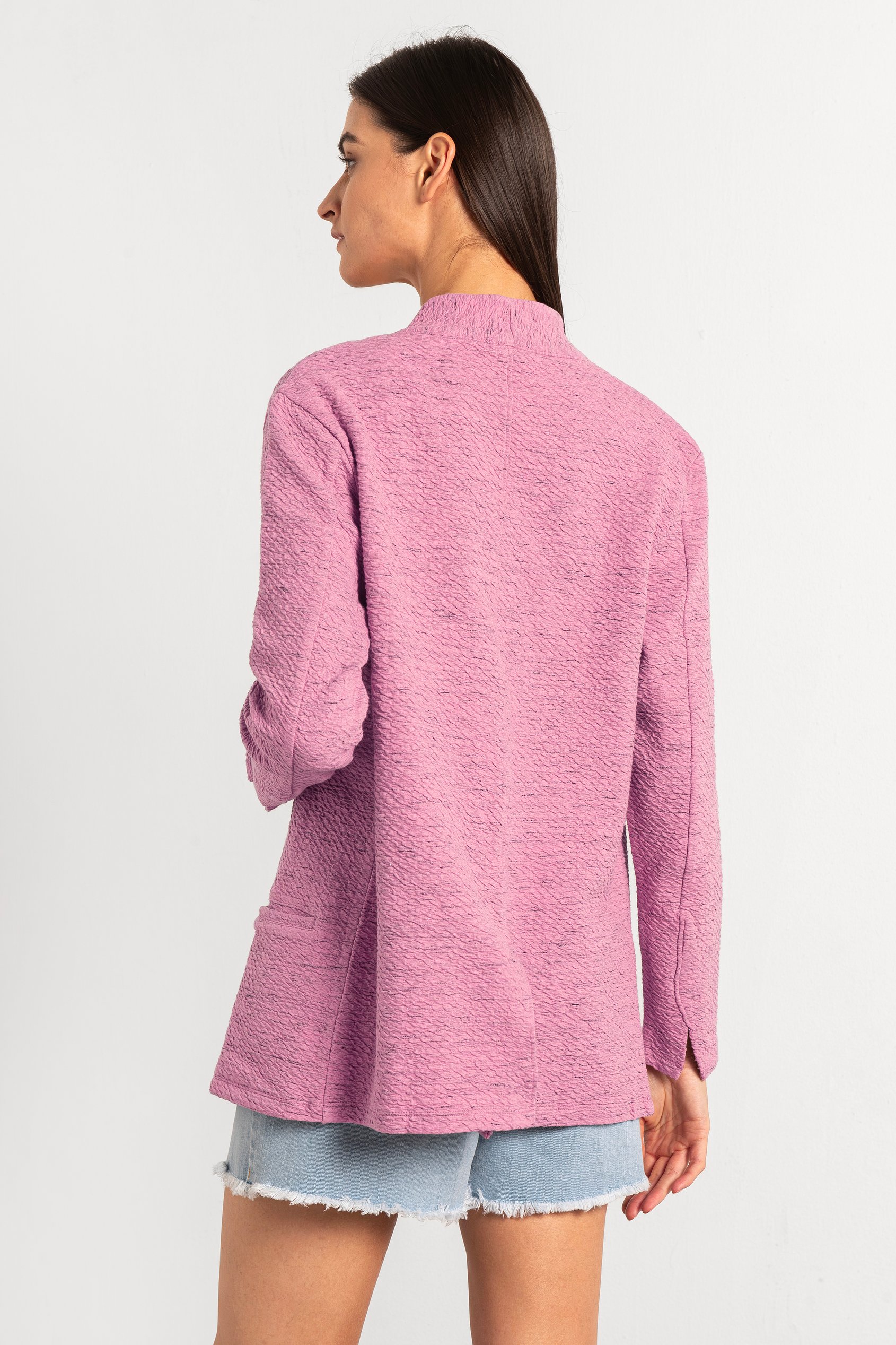 Womens Slim Fit Knit Jacket