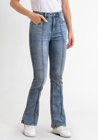 Lift Skinny And Shape Low Rise Flared Jeans