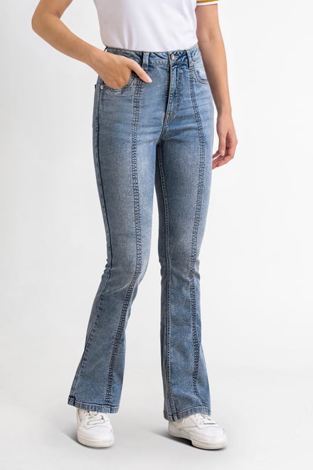Lift Skinny And Shape Low Rise Flared Jeans