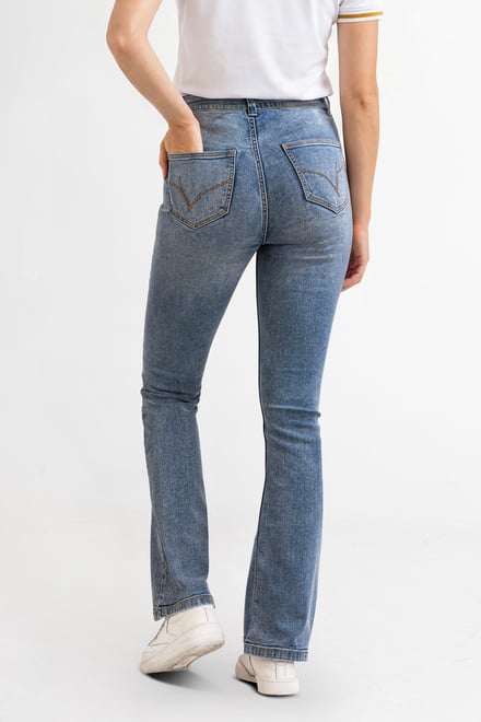 Lift Skinny And Shape Low Rise Flared Jeans
