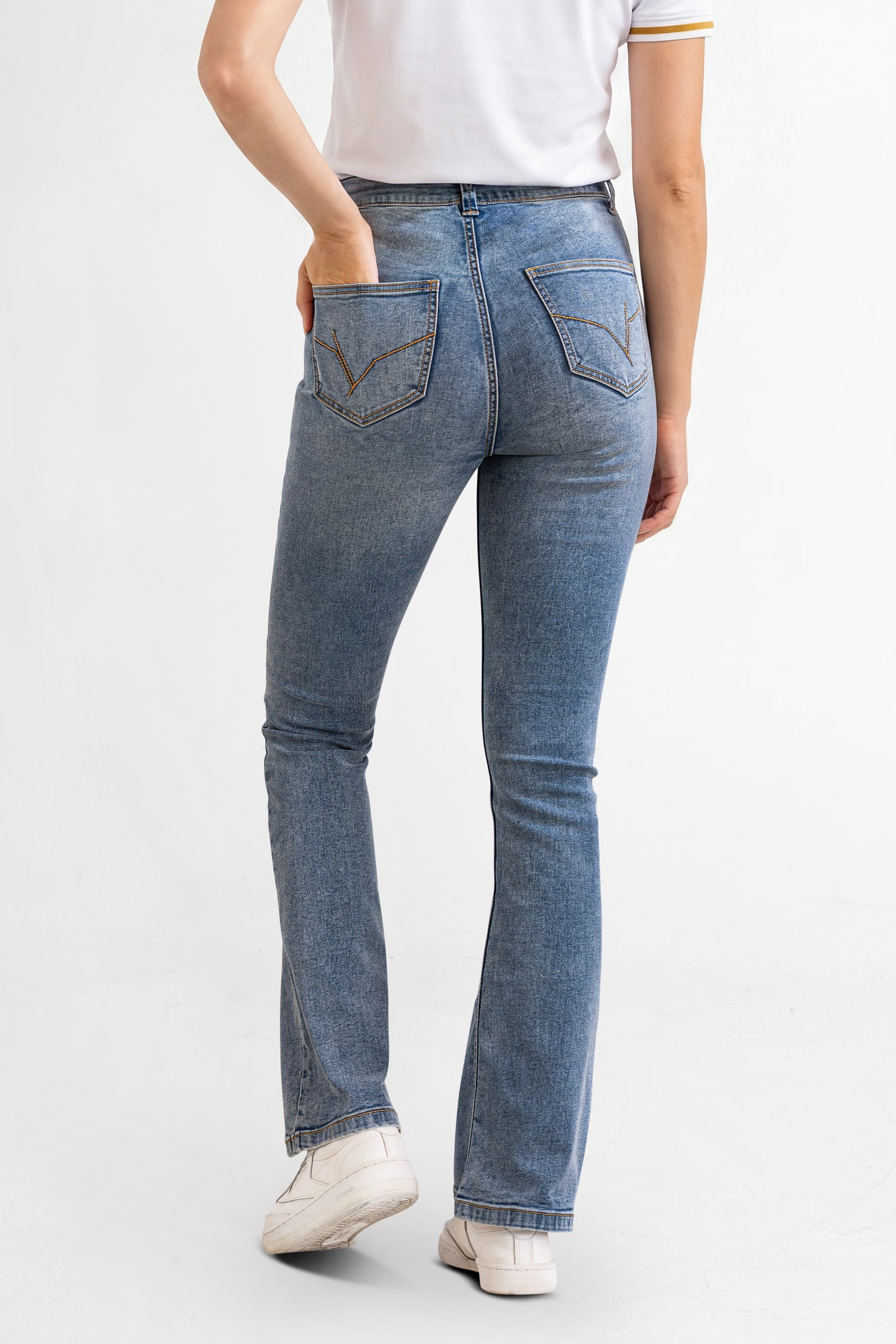 Lift Skinny And Shape Low Rise Flared Jeans