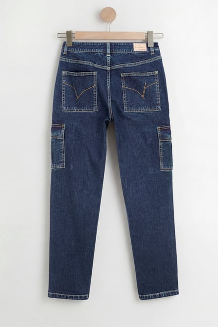 Vintage Straight Leg Cargo Jeans