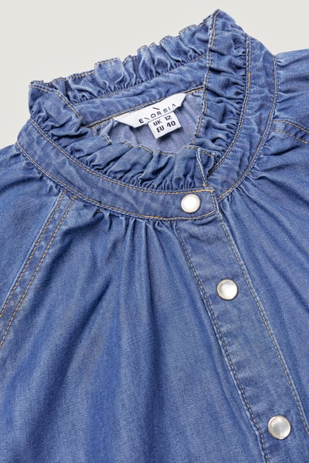Women's Loose Fit Tencel Denim Shirt