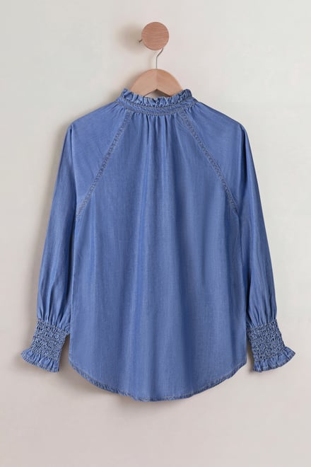 Women's Loose Fit Tencel Denim Shirt