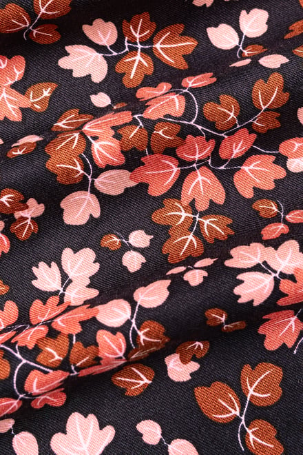 Women's Floral Cuban Collar Boxy Shirt