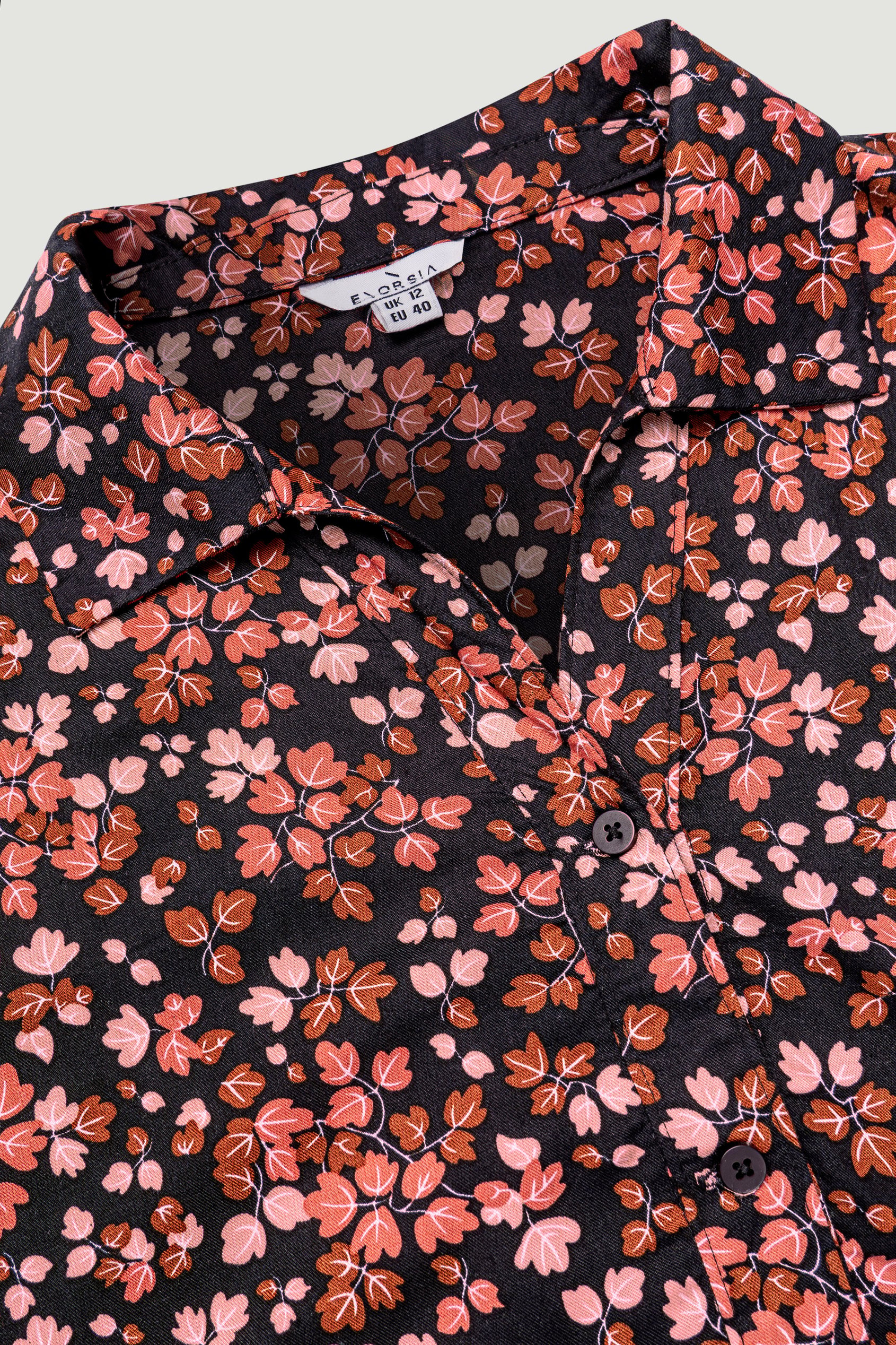 Women's Floral Cuban Collar Boxy Shirt