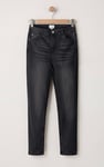 Womens Grey Slim Fit Jeans