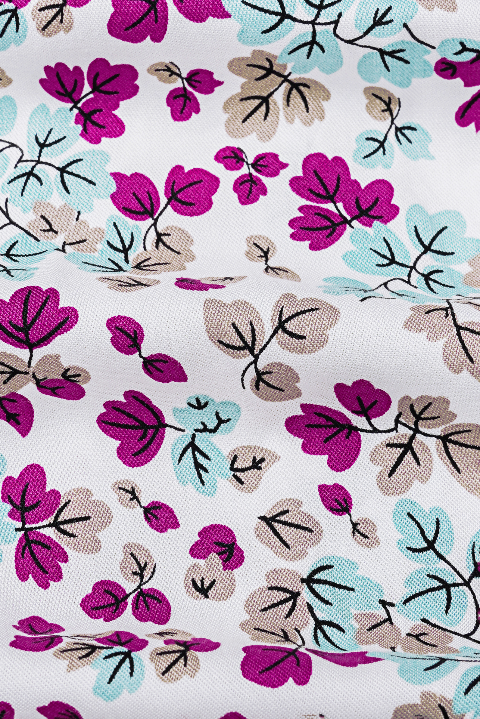 Women's Floral Cuban Collar Boxy Shirt