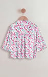 Women's Floral Cuban Collar Boxy Shirt