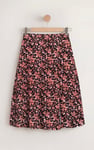 Women's Viscose Midi A Line Skirt