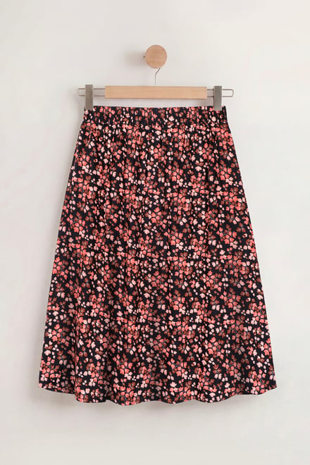 Women's Viscose Midi A Line Skirt