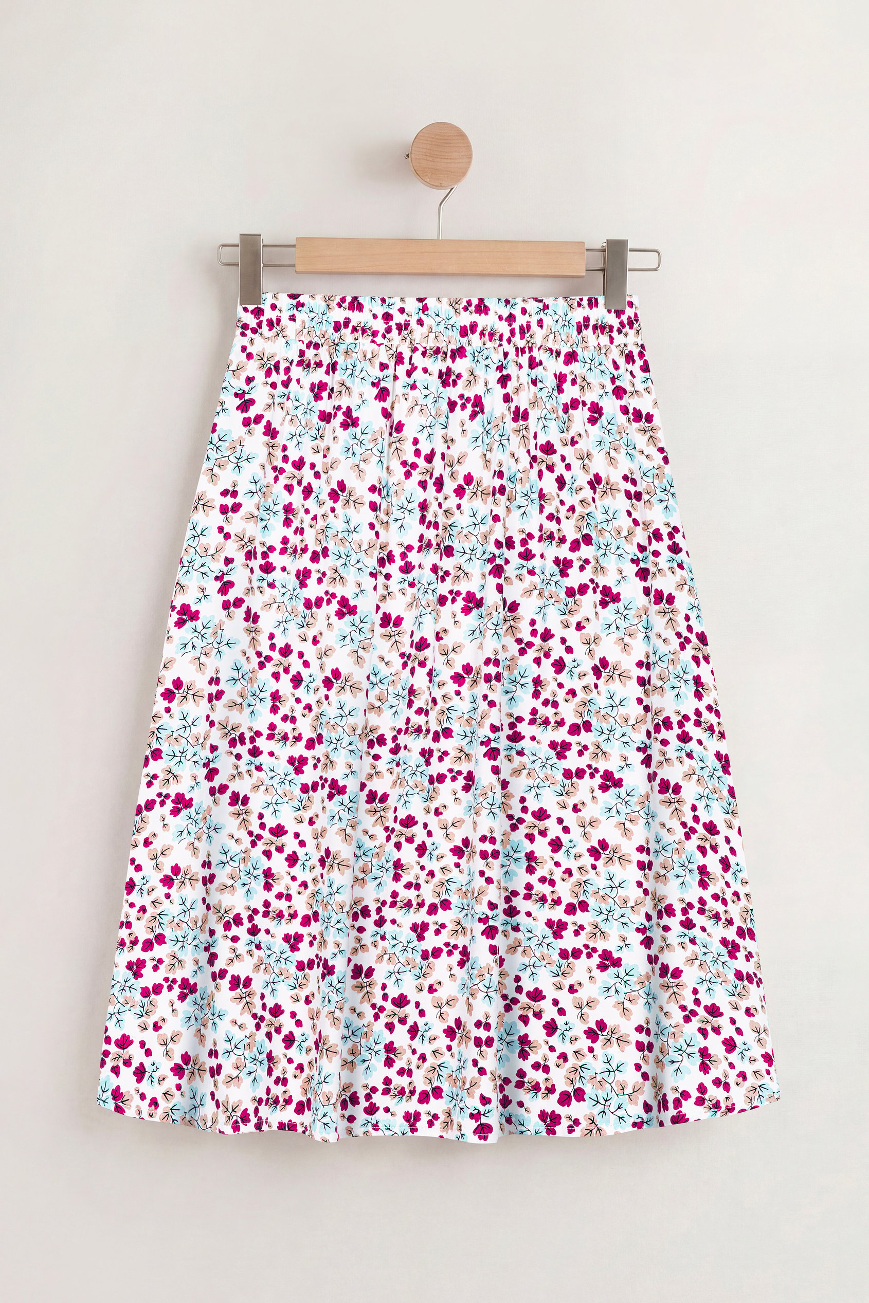 Women's Viscose Midi A Line Skirt