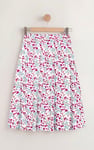 Women's Viscose Midi A Line Skirt