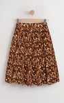 Women's Paisley Tiered Midi Skirt