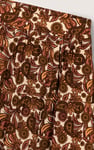 Women's Paisley Tiered Midi Skirt