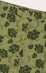 Women's Floral Viscose Midi Skirt
