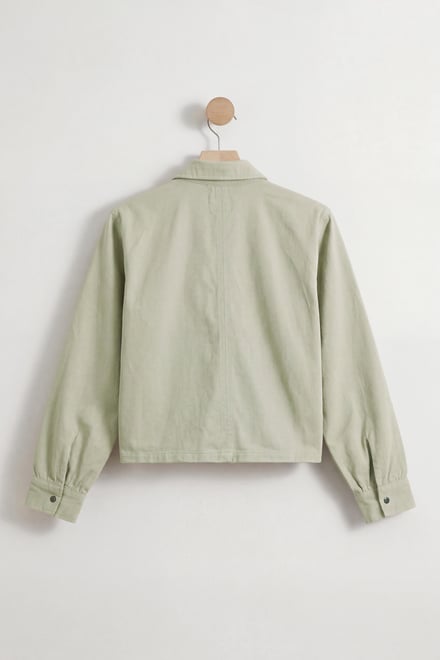 Womens Full Zip Cropped Jacket