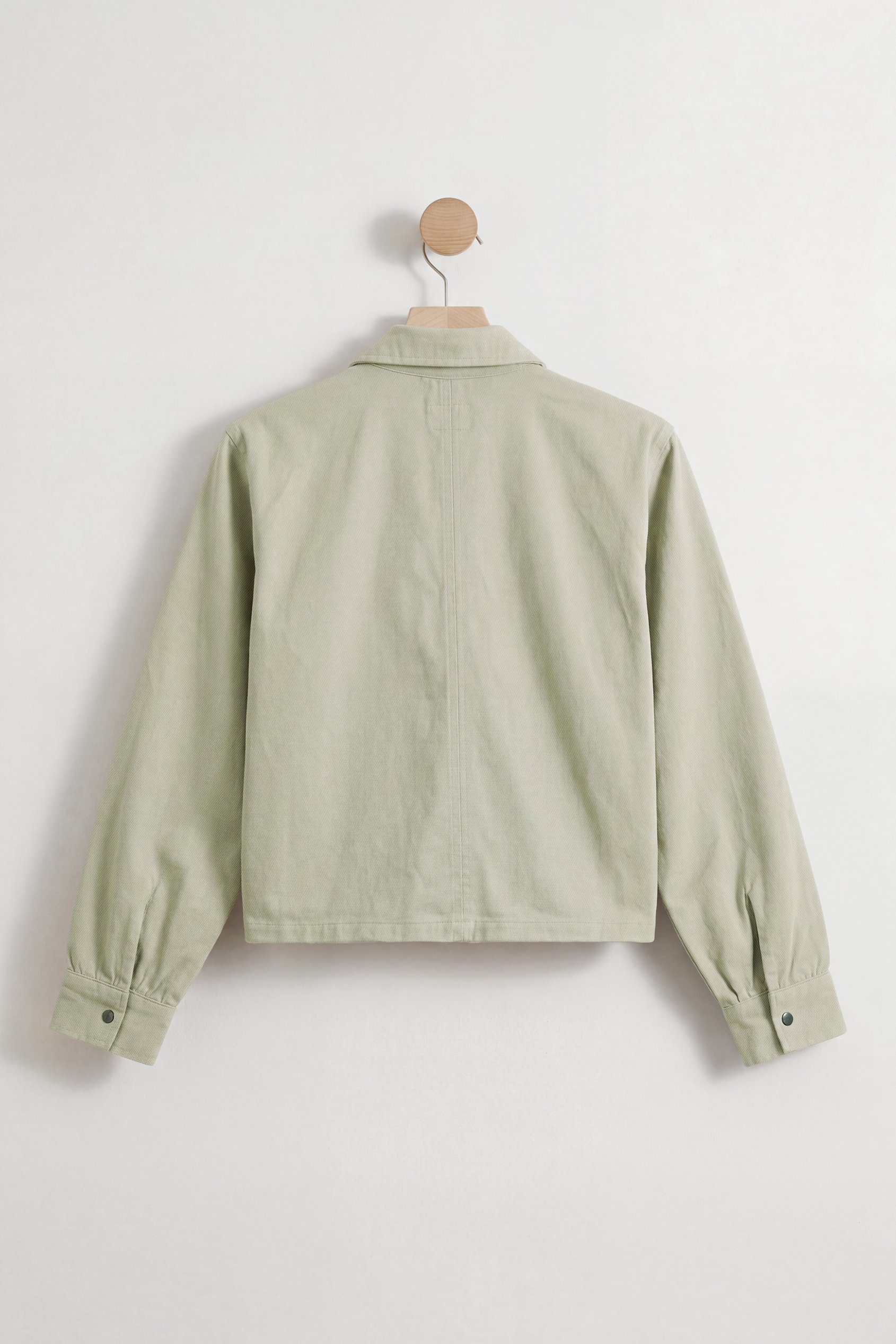 Womens Full Zip Cropped Jacket