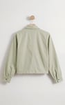Womens Full Zip Cropped Jacket