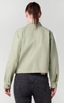 Womens Full Zip Cropped Jacket