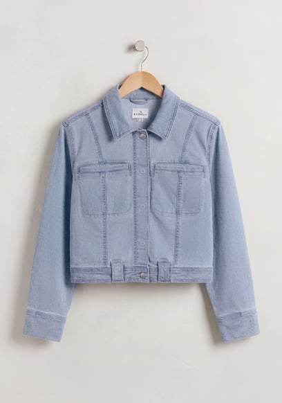 Women's Cropped Denim Jacket