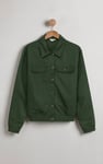 Womens Flap Pocket Button Detail Jacket