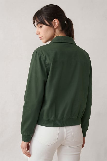 Womens Flap Pocket Button Detail Jacket