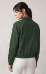 Womens Flap Pocket Button Detail Jacket