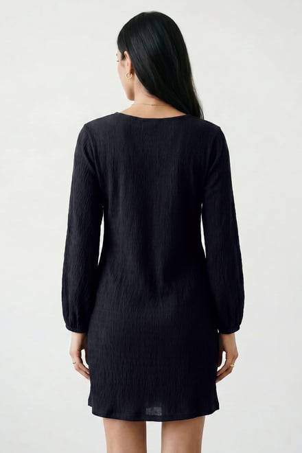 Women's Square Neck Jersey Mini Dress