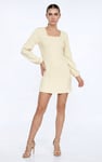 Women's Square Neck Jersey Mini Dress
