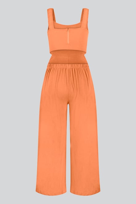 Strappy Wide Leg Jumpsuit
