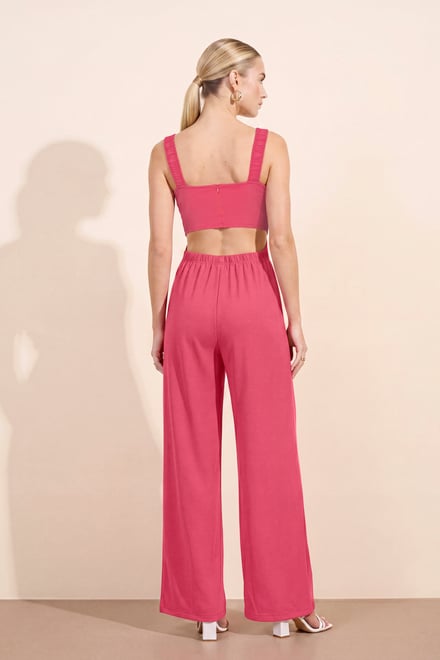 Strappy Wide Leg Jumpsuit