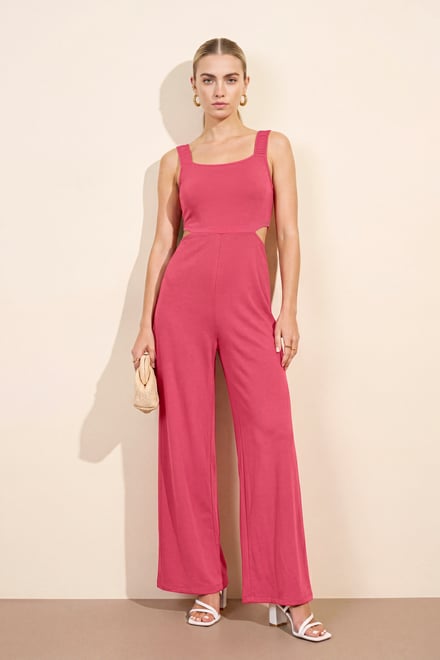Strappy Wide Leg Jumpsuit