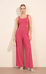 Strappy Wide Leg Jumpsuit