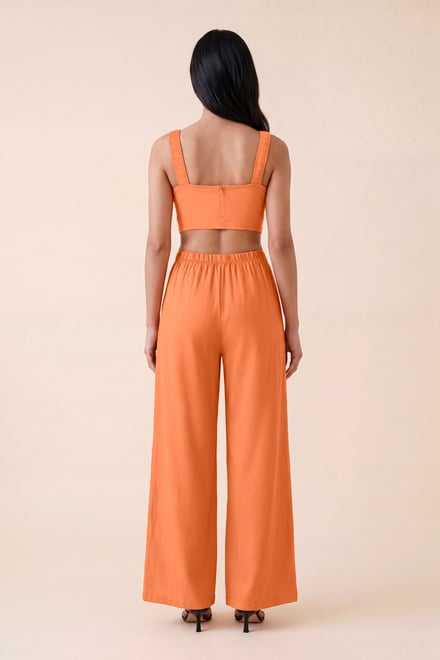 Strappy Wide Leg Jumpsuit