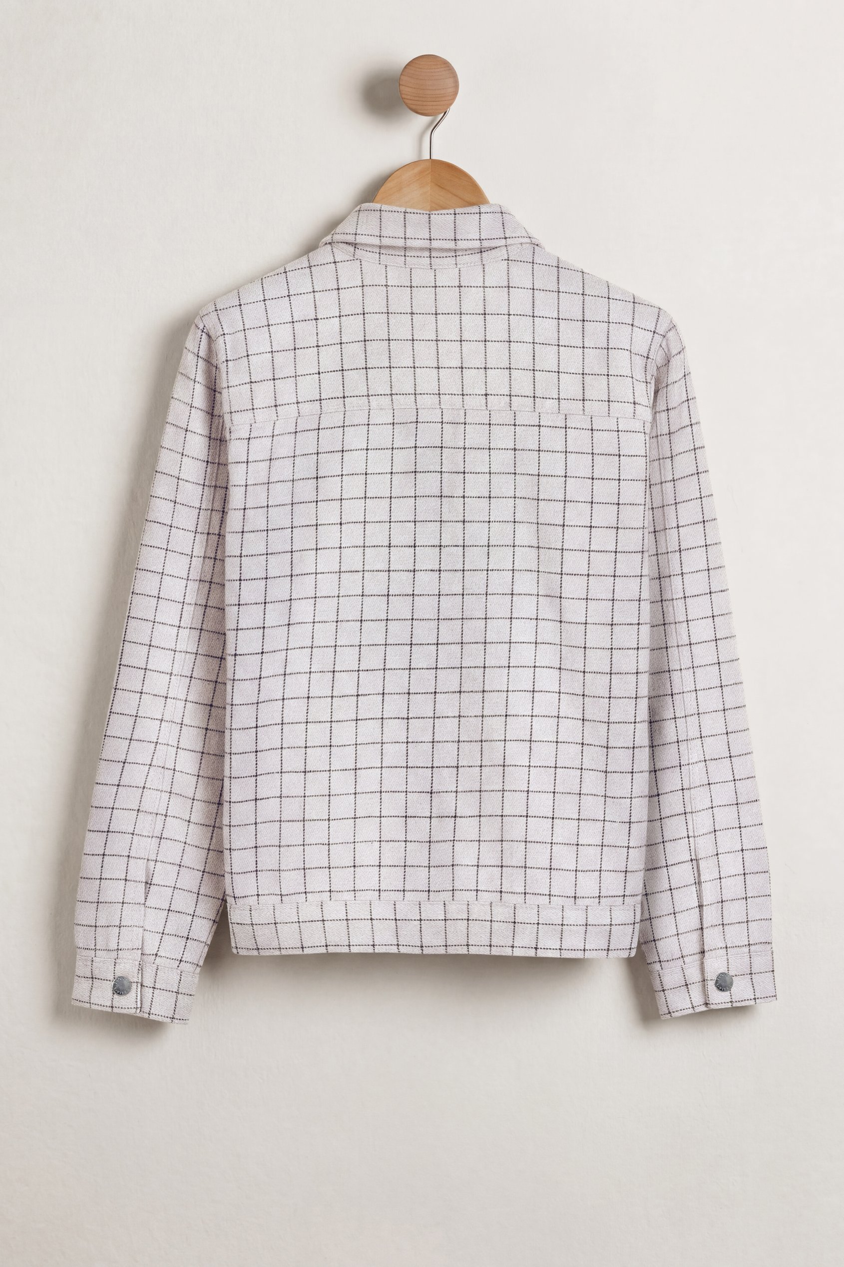 Womens Stripe Pattern Cropped Jacket
