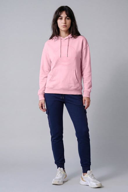 Women Drop Shoulder Printed Hoodie