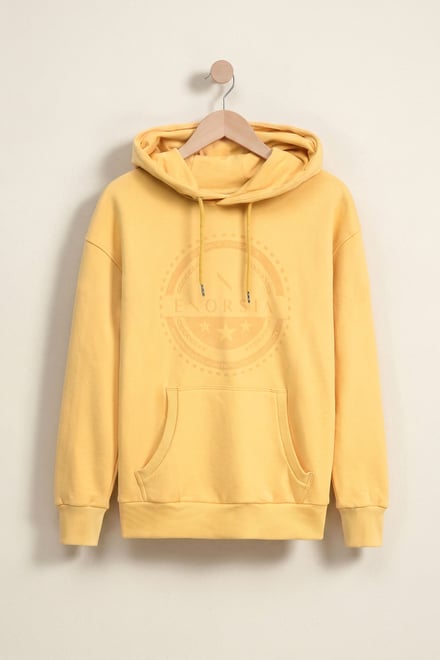Women Drop Shoulder Printed Hoodie