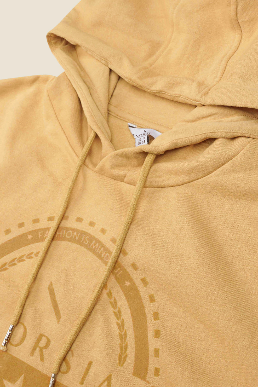 Women Drop Shoulder Printed Hoodie