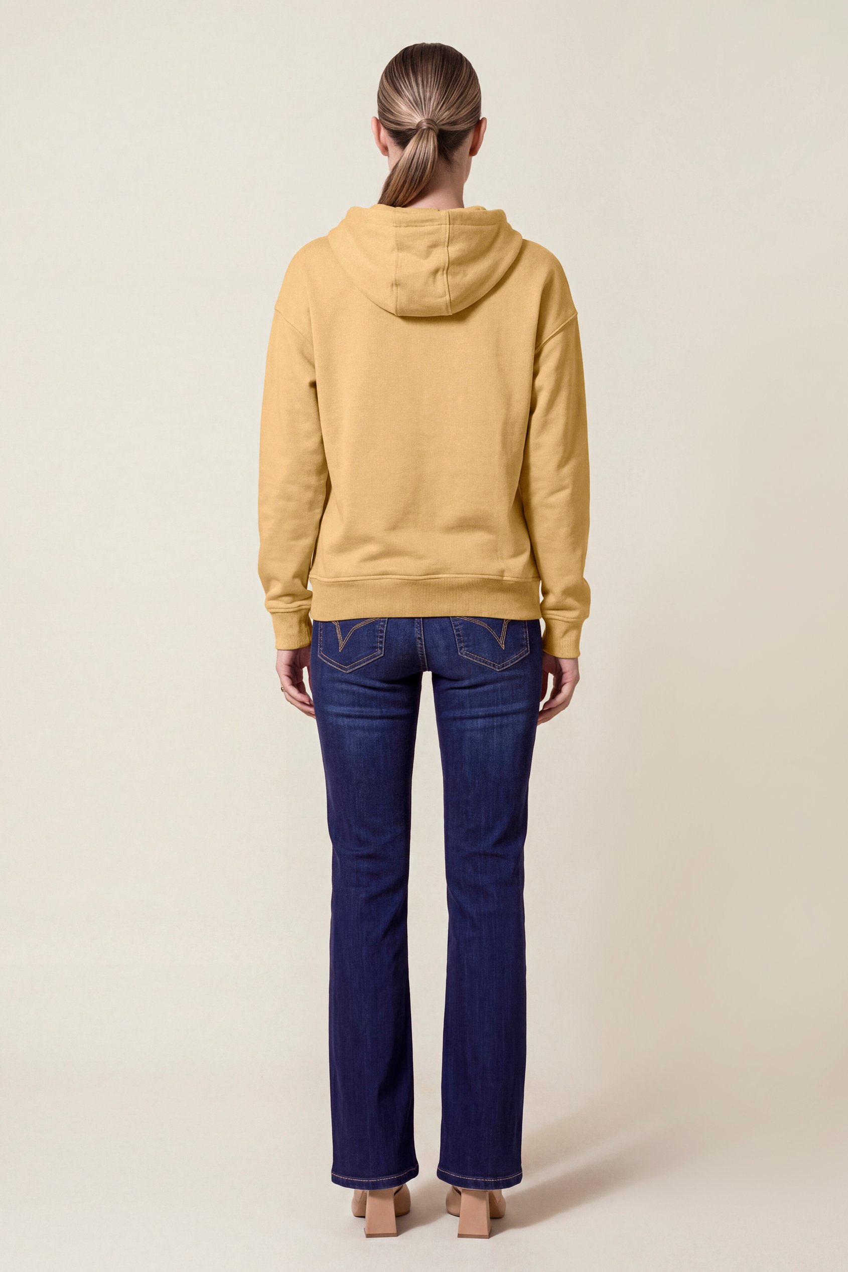 Women Drop Shoulder Printed Hoodie