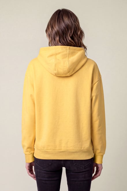 Women Drop Shoulder Printed Hoodie